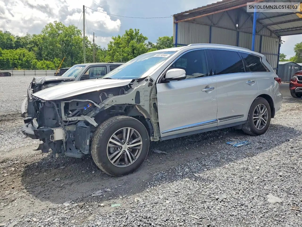 2020 Infiniti Qx60 Luxe VIN: 5N1DL0MN2LC514803 Lot: 56874046