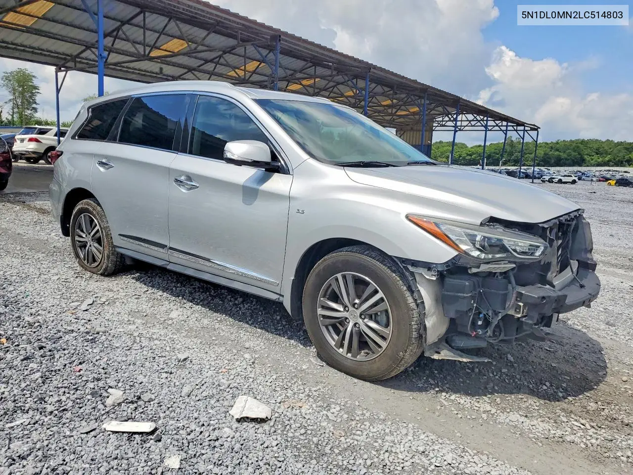 2020 Infiniti Qx60 Luxe VIN: 5N1DL0MN2LC514803 Lot: 56874046