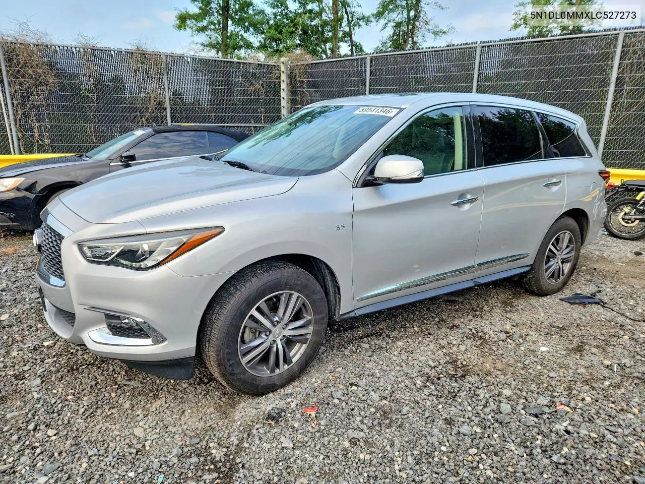 2020 Infiniti Qx60 Pure VIN: 5N1DL0MMXLC527273 Lot: 59541346