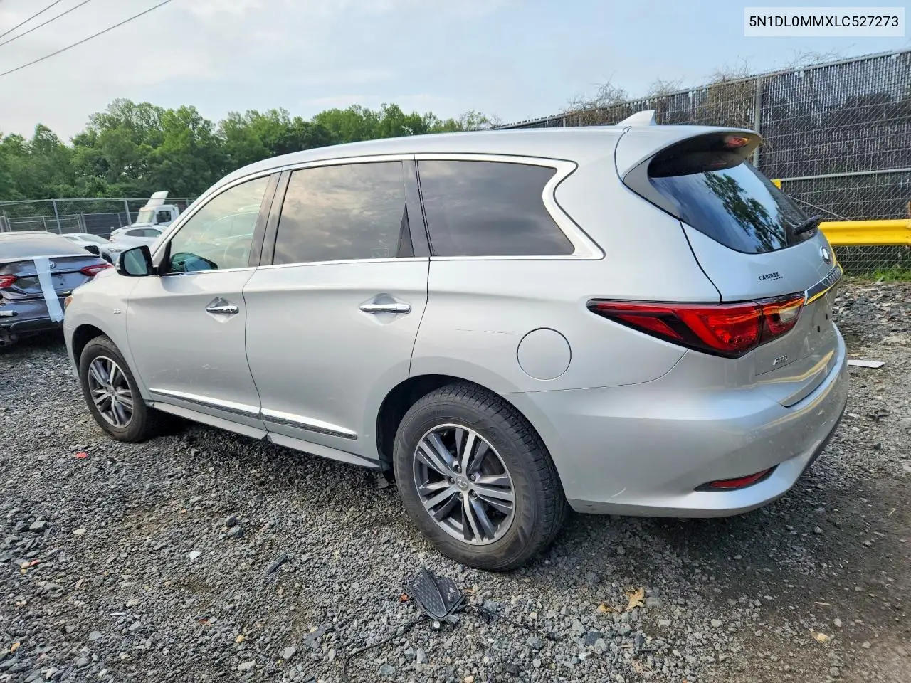 2020 Infiniti Qx60 Pure VIN: 5N1DL0MMXLC527273 Lot: 59541346