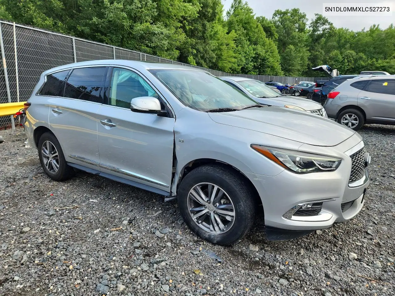 2020 Infiniti Qx60 Pure VIN: 5N1DL0MMXLC527273 Lot: 59541346