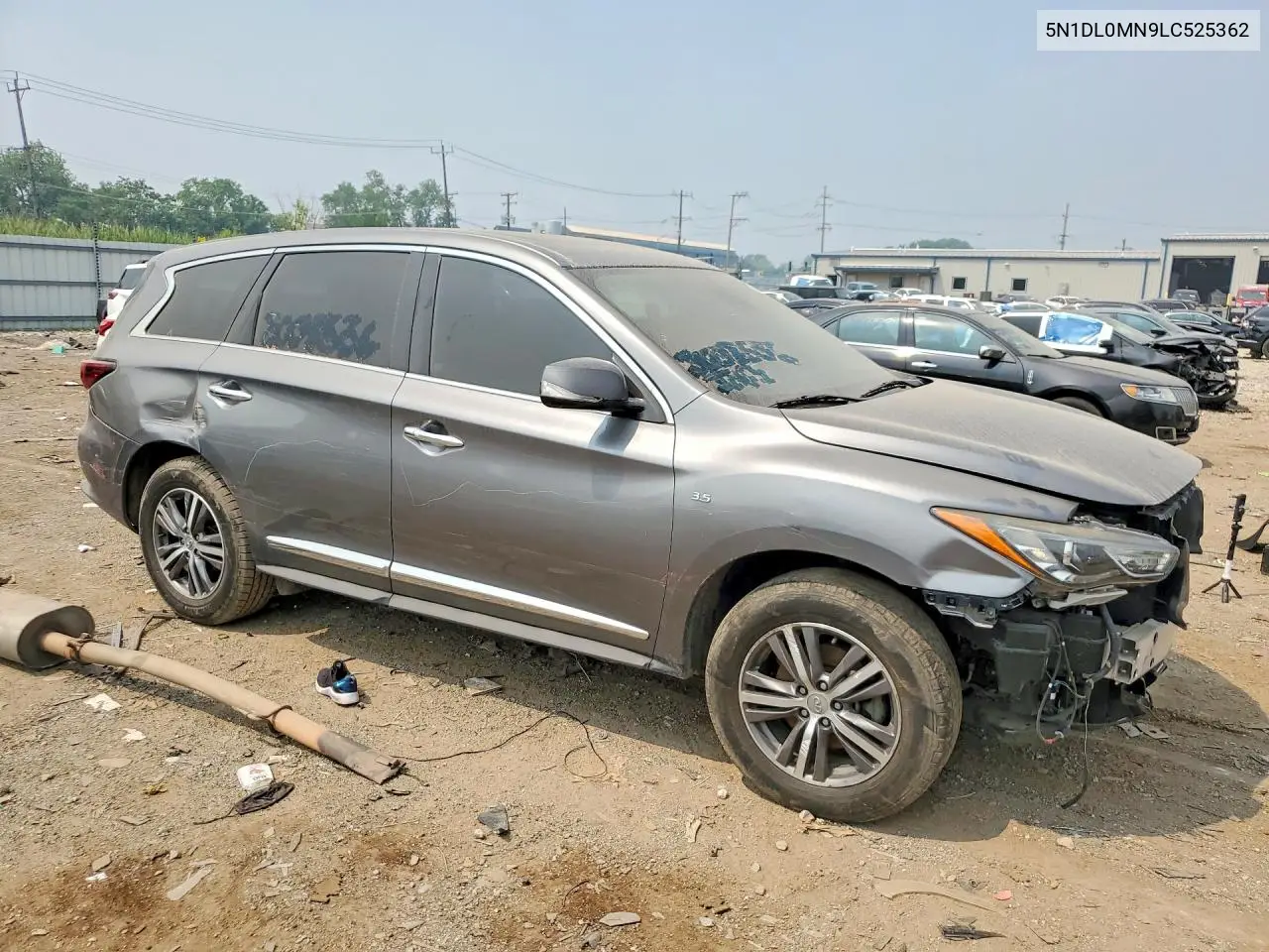 2020 Infiniti Qx60 Pure VIN: 5N1DL0MN9LC525362 Lot: 59854076