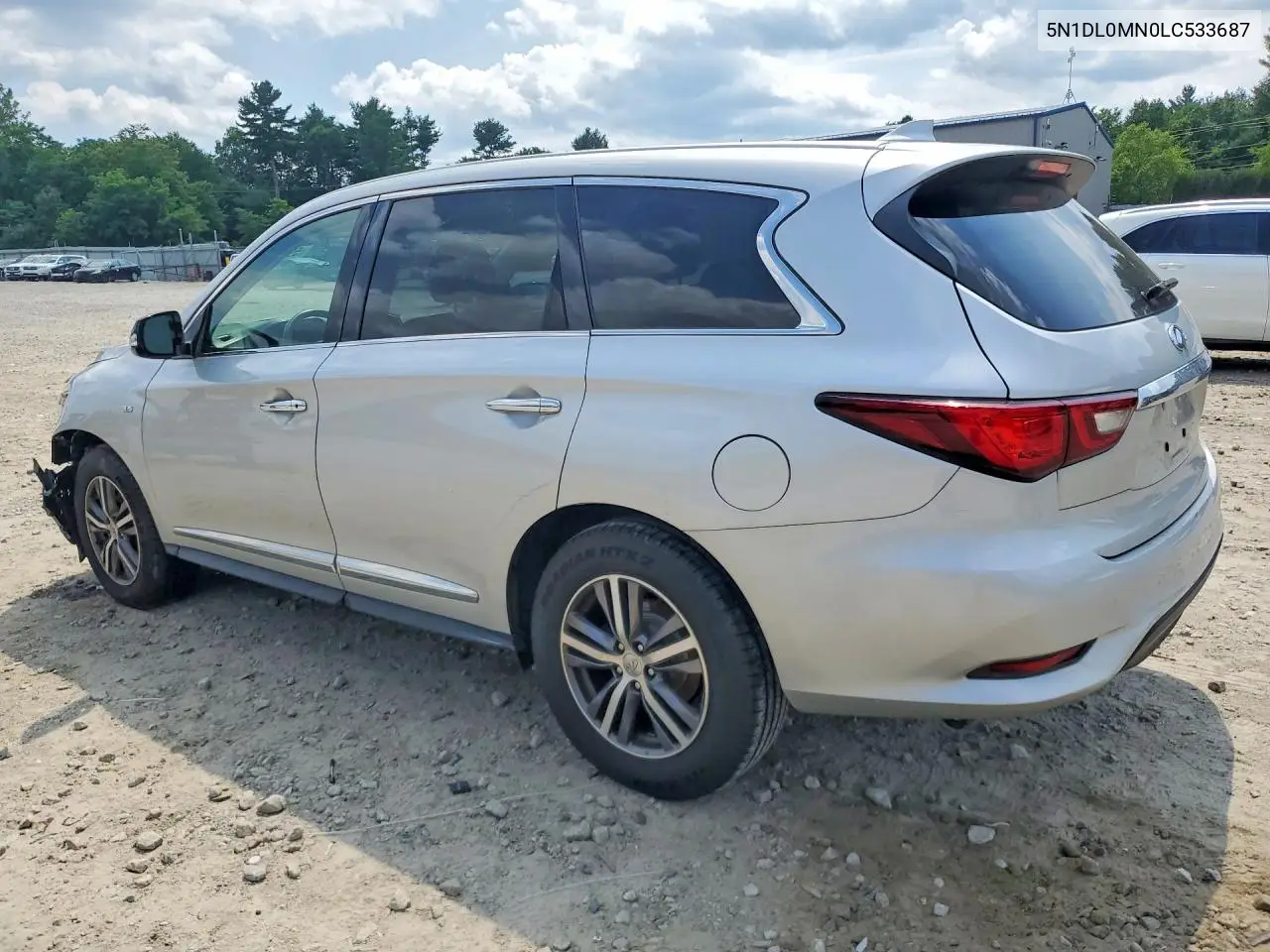 2020 Infiniti Qx60 Pure VIN: 5N1DL0MN0LC533687 Lot: 59951956