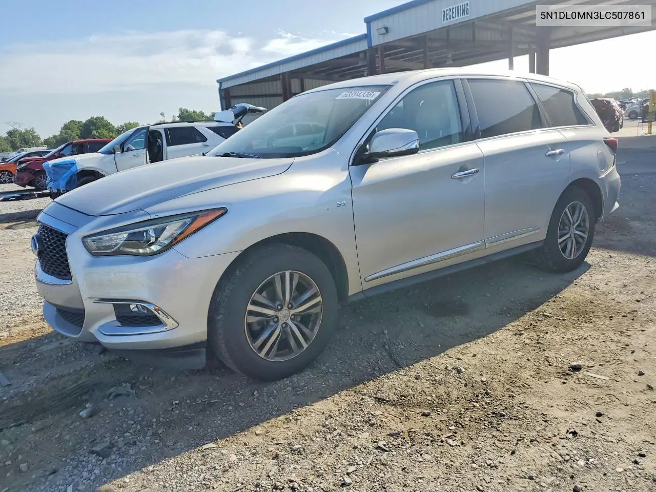 2020 Infiniti Qx60 Pure VIN: 5N1DL0MN3LC507861 Lot: 60084336