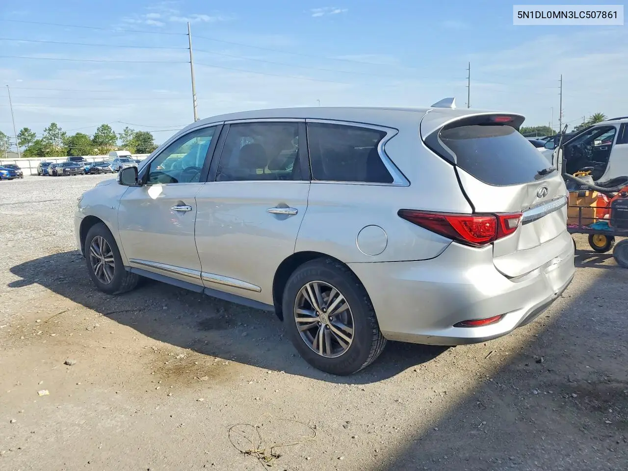 2020 Infiniti Qx60 Pure VIN: 5N1DL0MN3LC507861 Lot: 60084336