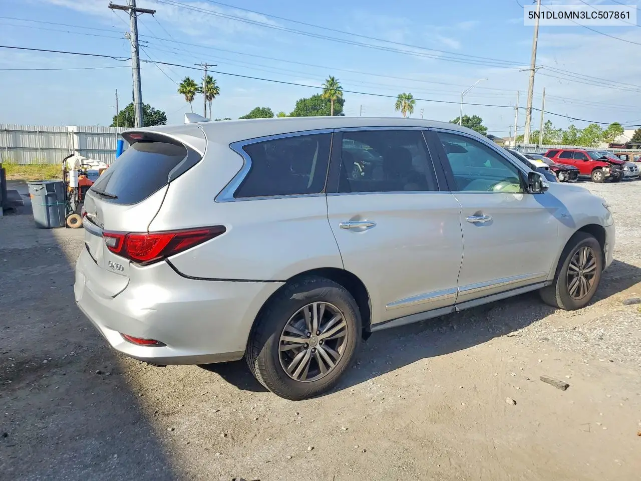 2020 Infiniti Qx60 Pure VIN: 5N1DL0MN3LC507861 Lot: 60084336