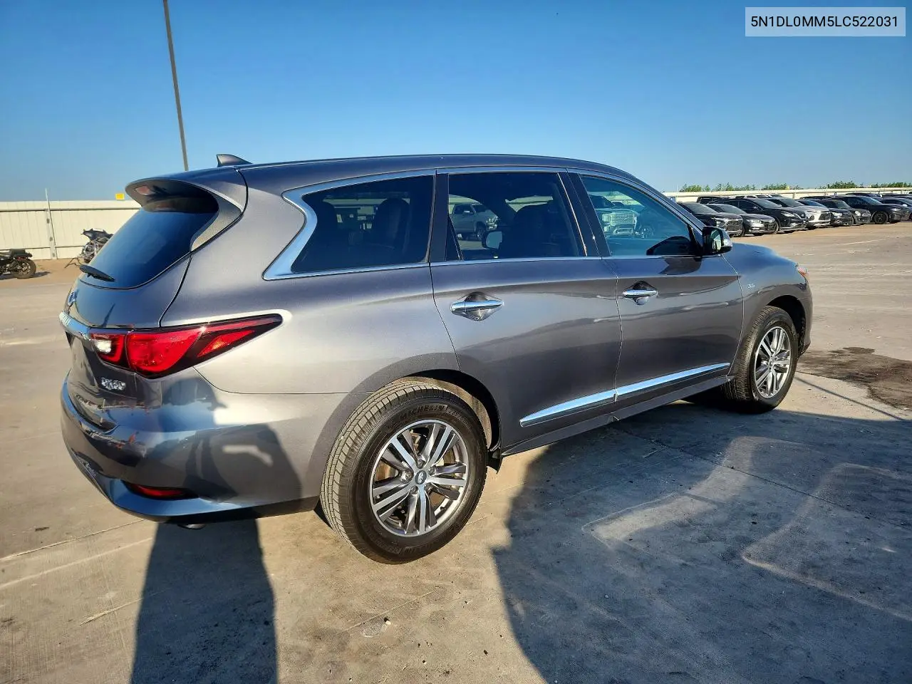 2020 Infiniti Qx60 Pure VIN: 5N1DL0MM5LC522031 Lot: 60145596