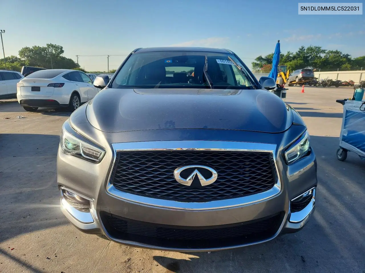 2020 Infiniti Qx60 Pure VIN: 5N1DL0MM5LC522031 Lot: 60145596