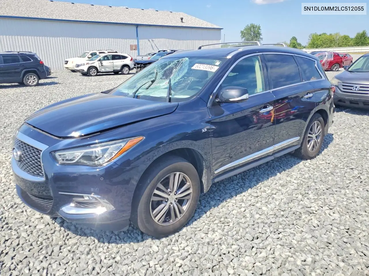 2020 Infiniti Qx60 Luxe VIN: 5N1DL0MM2LC512055 Lot: 60213396