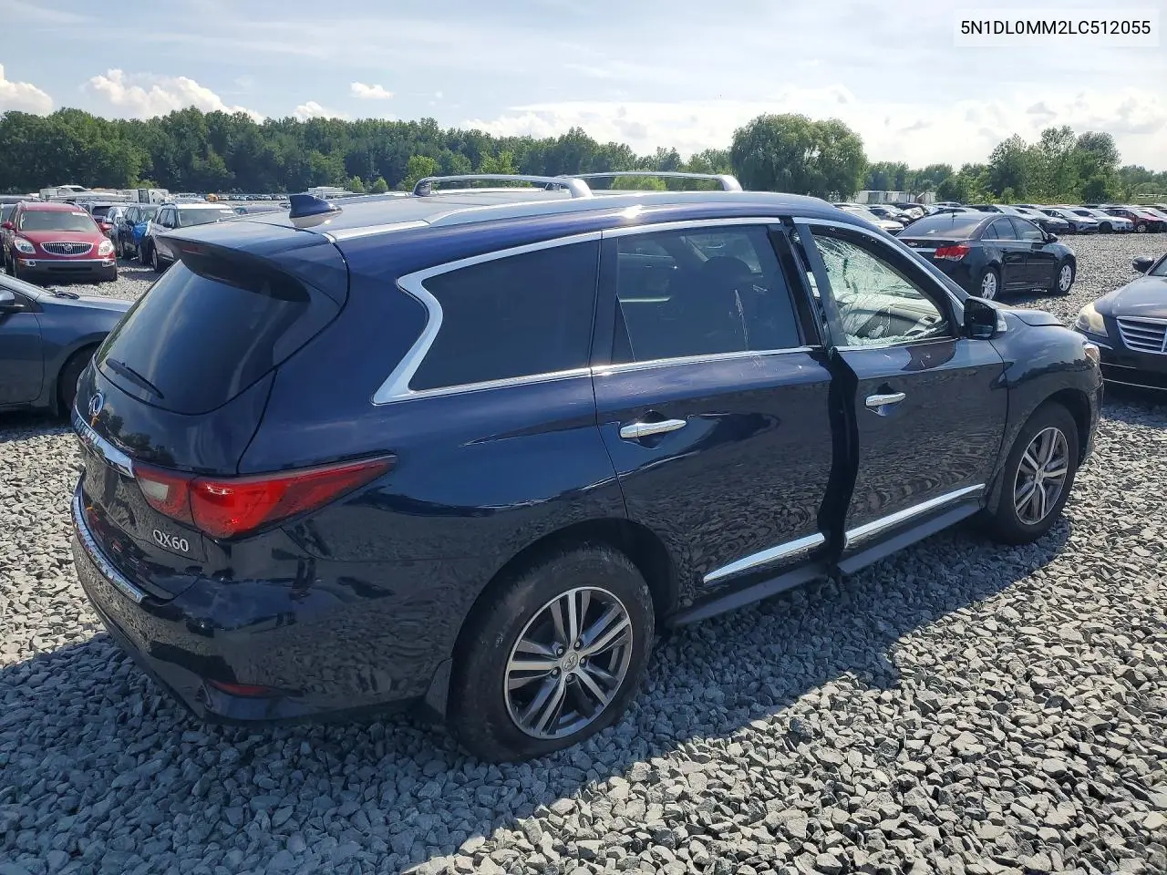 2020 Infiniti Qx60 Luxe VIN: 5N1DL0MM2LC512055 Lot: 60213396