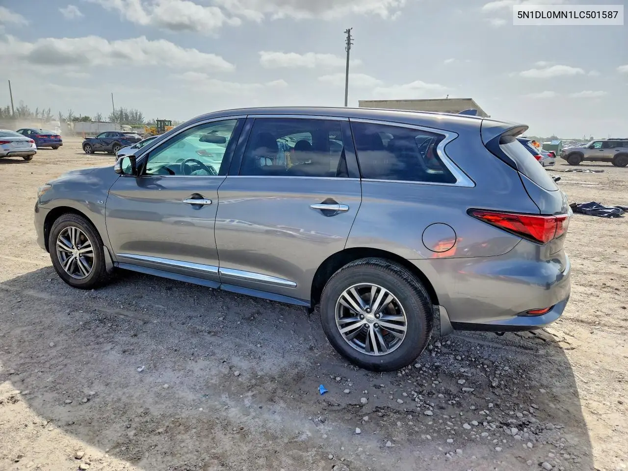 2020 Infiniti Qx60 Pure VIN: 5N1DL0MN1LC501587 Lot: 60224746
