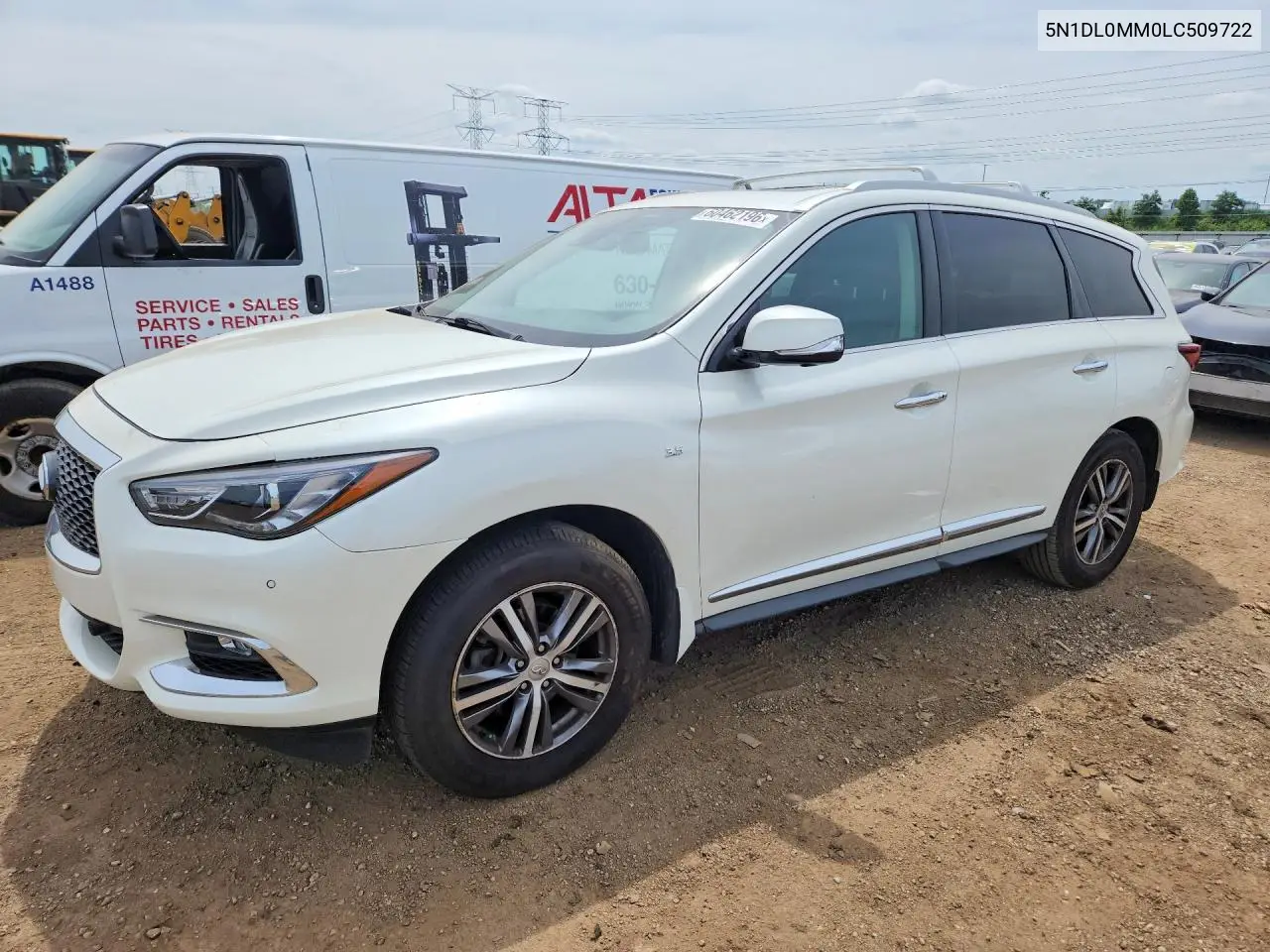 2020 Infiniti Qx60 Pure VIN: 5N1DL0MM0LC509722 Lot: 60462196