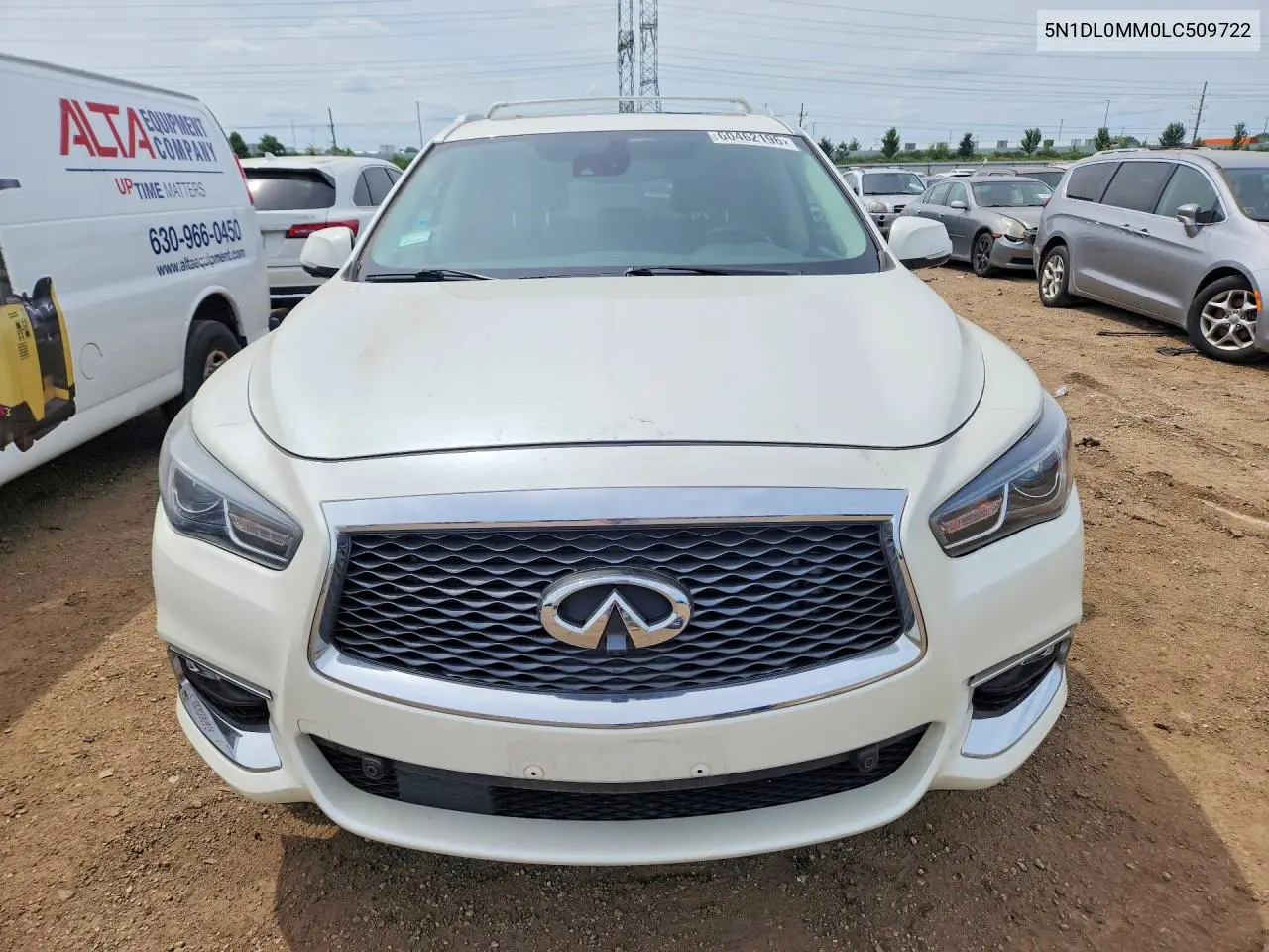 2020 Infiniti Qx60 Pure VIN: 5N1DL0MM0LC509722 Lot: 60462196