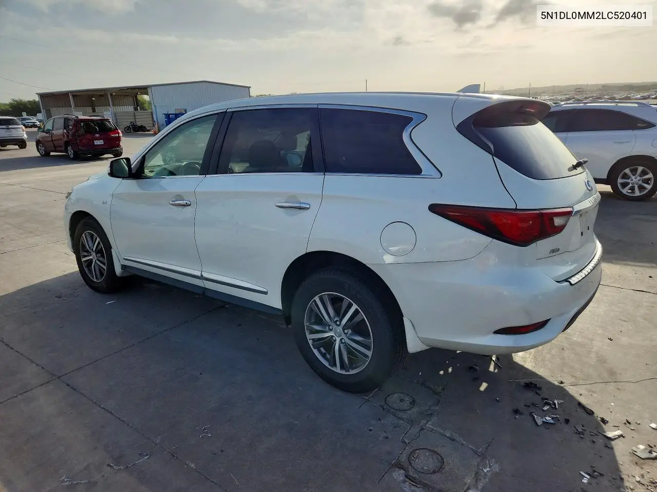 2020 Infiniti Qx60 Pure VIN: 5N1DL0MM2LC520401 Lot: 60755446