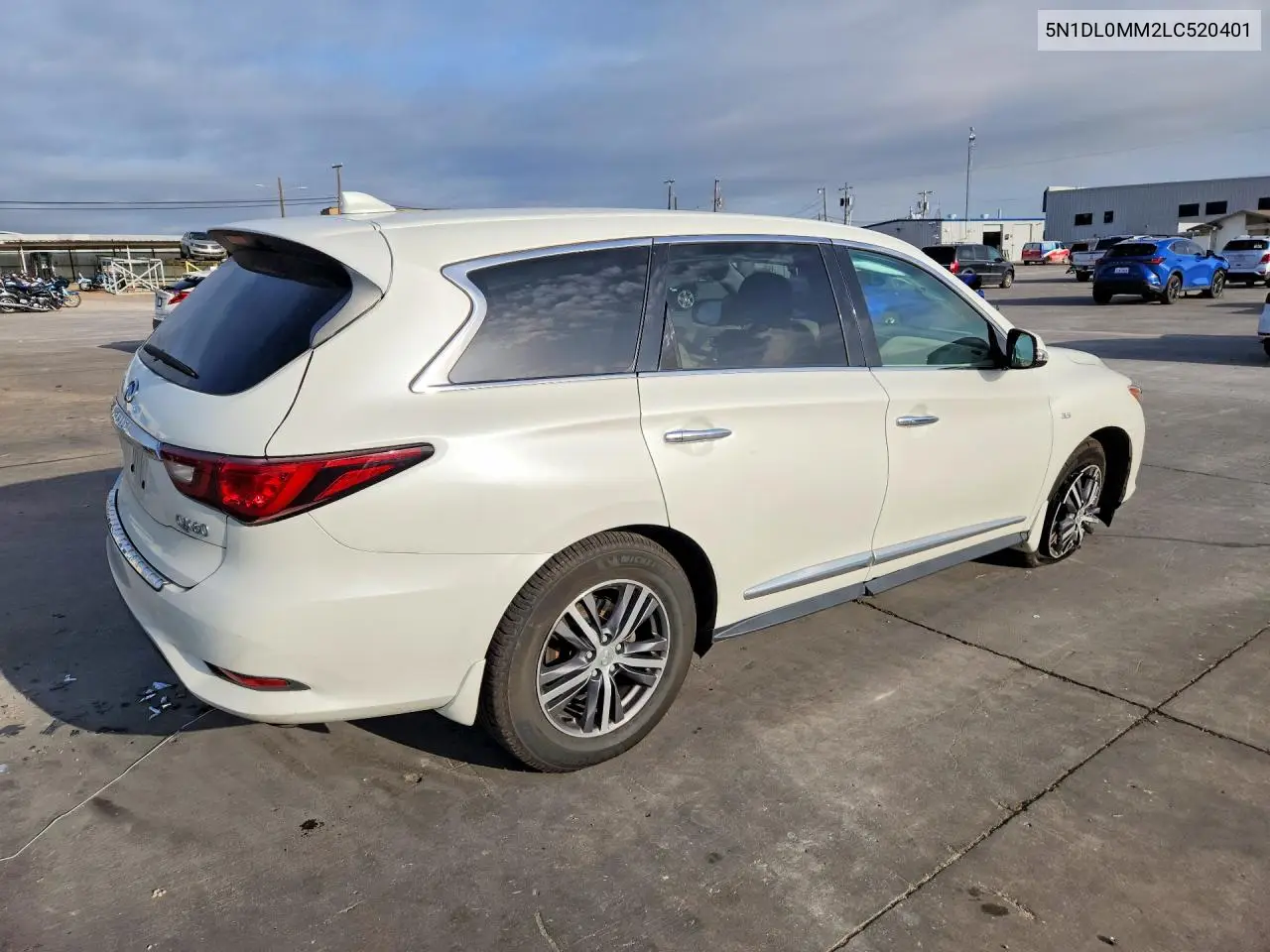 2020 Infiniti Qx60 Pure VIN: 5N1DL0MM2LC520401 Lot: 60755446