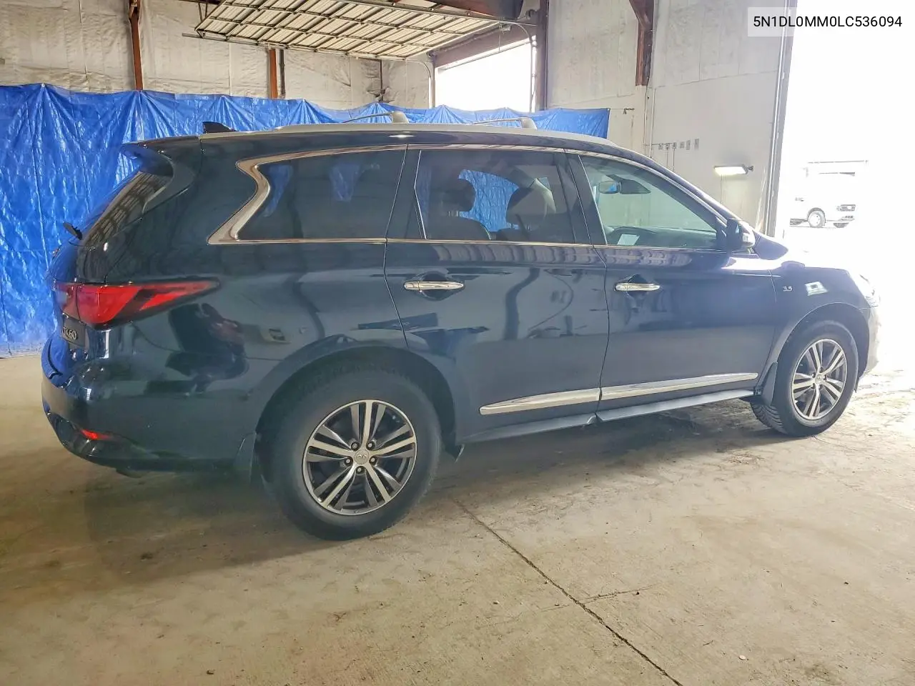 2020 Infiniti Qx60 Luxe VIN: 5N1DL0MM0LC536094 Lot: 60767546
