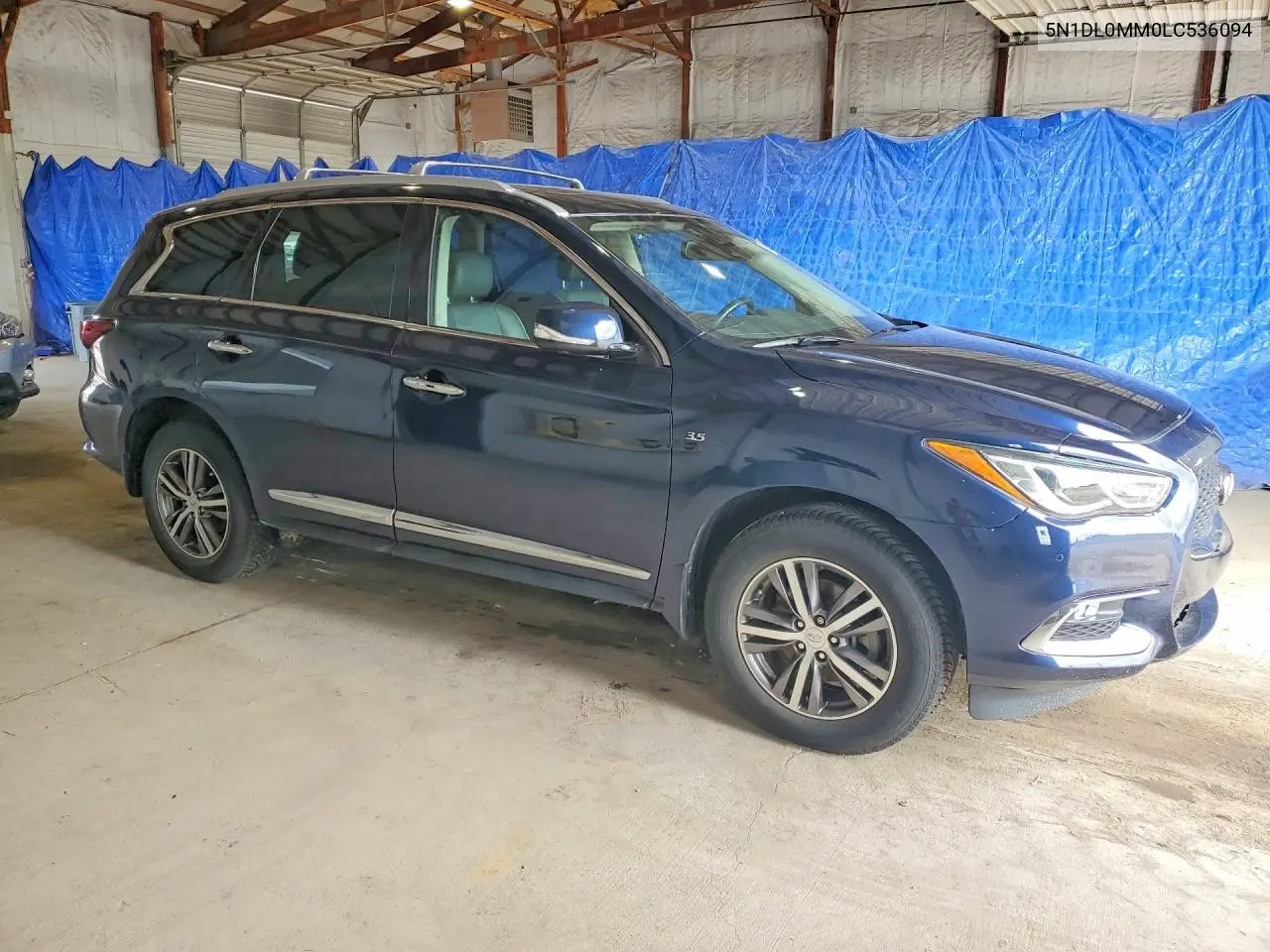 2020 Infiniti Qx60 Luxe VIN: 5N1DL0MM0LC536094 Lot: 60767546