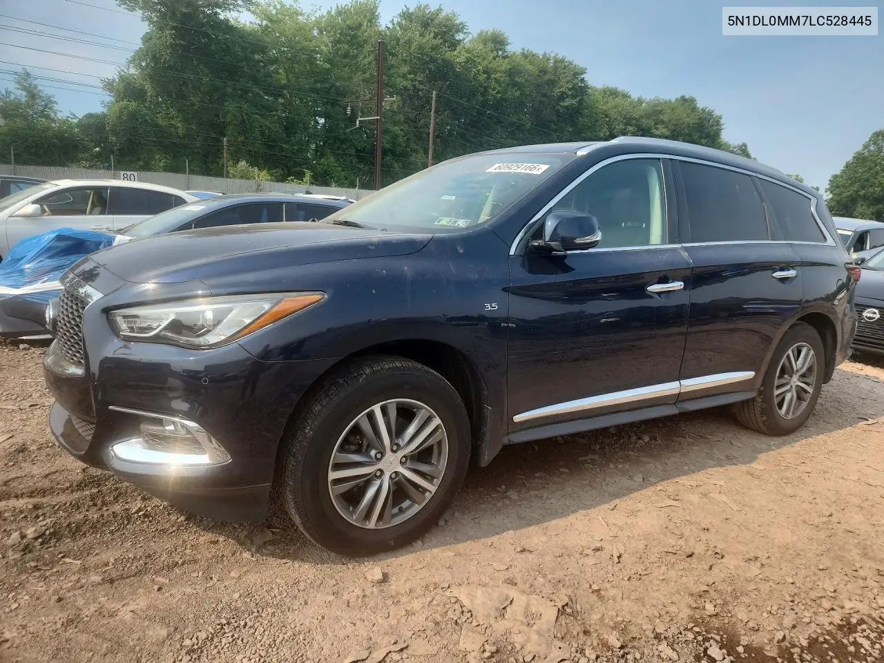 2020 Infiniti Qx60 Luxe VIN: 5N1DL0MM7LC528445 Lot: 60929166