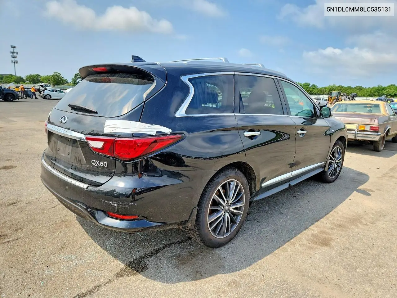 2020 Infiniti Qx60 Luxe VIN: 5N1DL0MM8LC535131 Lot: 62288146
