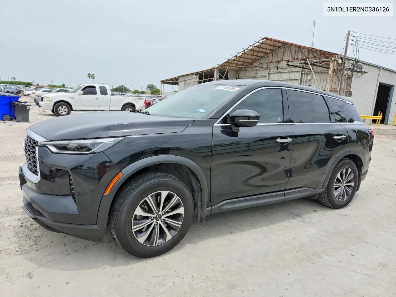2022 Infiniti Qx60 Pure VIN: 5N1DL1ER2NC336126 Lot: 61198696