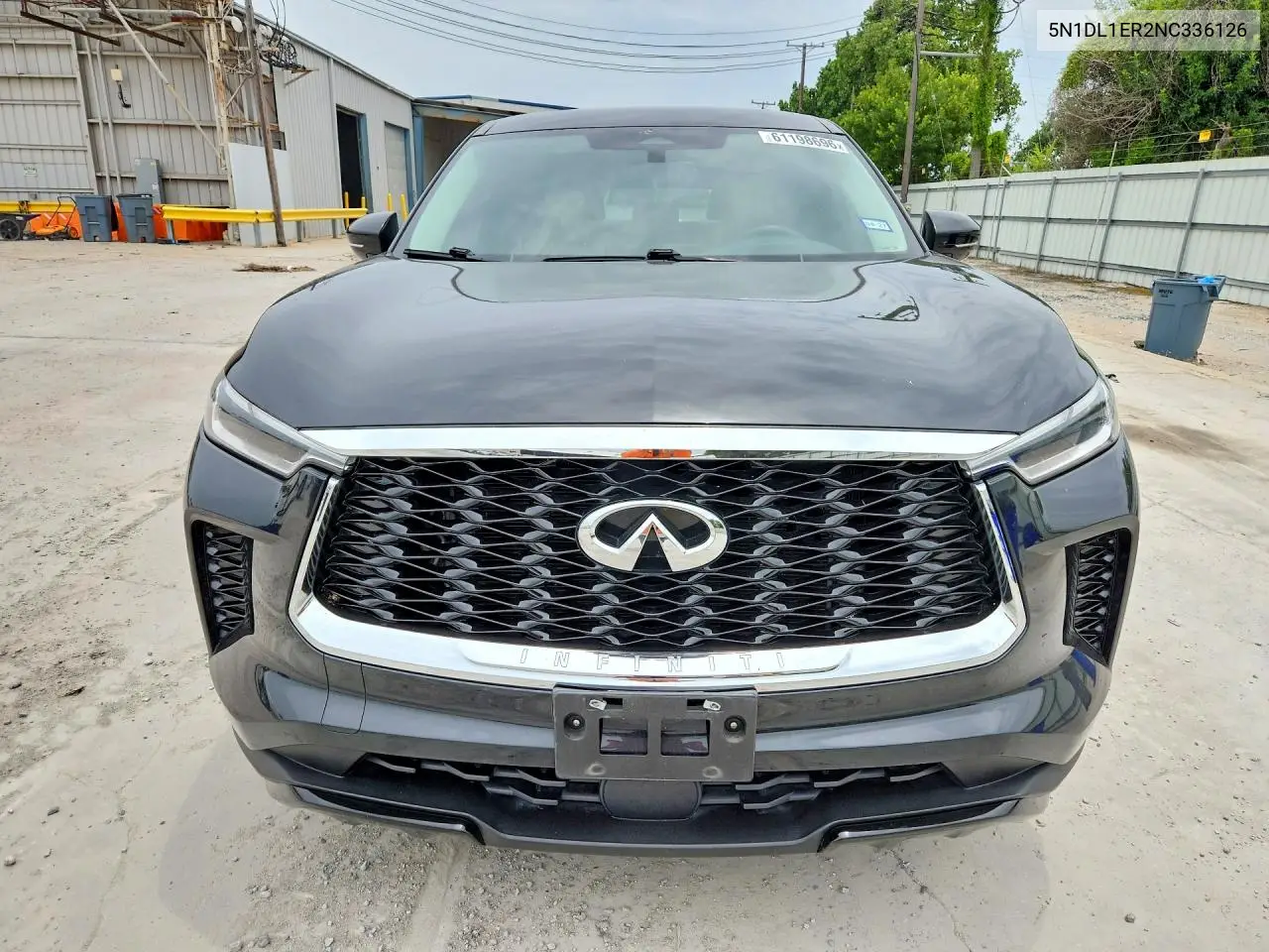 2022 Infiniti Qx60 Pure VIN: 5N1DL1ER2NC336126 Lot: 61198696