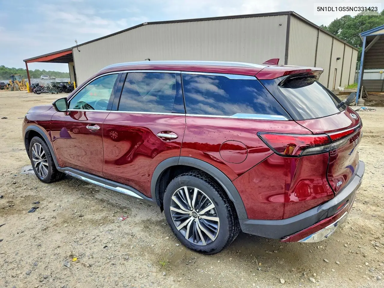 2022 Infiniti Qx60 Sensory VIN: 5N1DL1GS5NC331423 Lot: 61849116