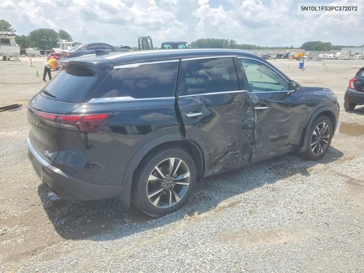 2023 Infiniti Qx60 Luxe VIN: 5N1DL1FS3PC372072 Lot: 60113076