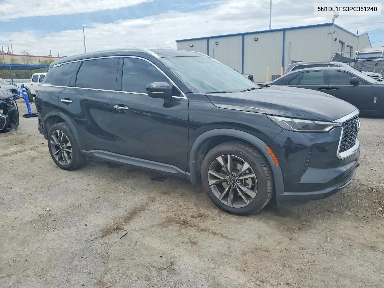 2023 Infiniti Qx60 Luxe VIN: 5N1DL1FS3PC351240 Lot: 61020476