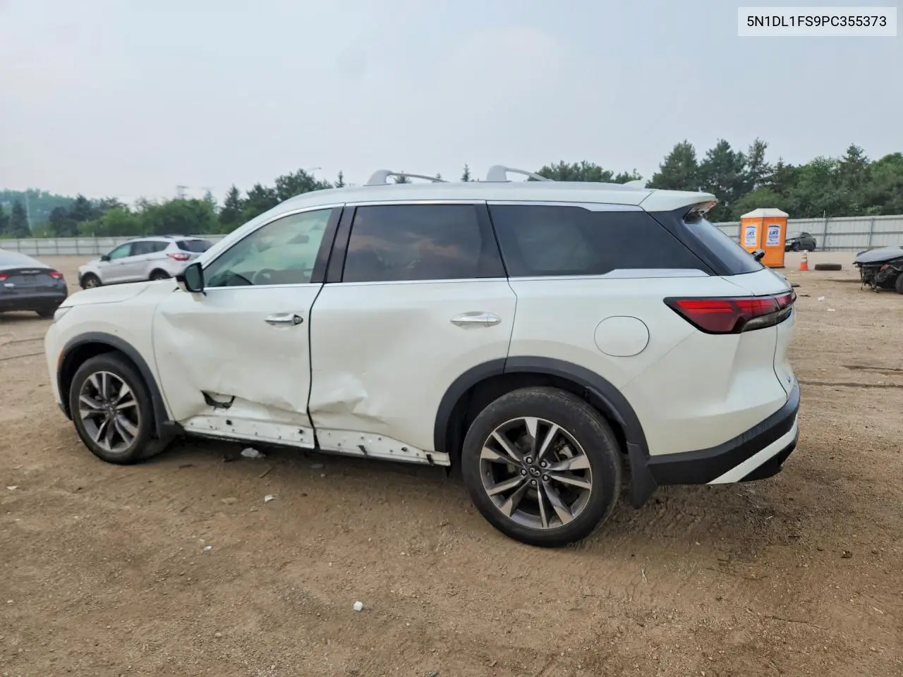 2023 Infiniti Qx60 Luxe VIN: 5N1DL1FS9PC355373 Lot: 61207516