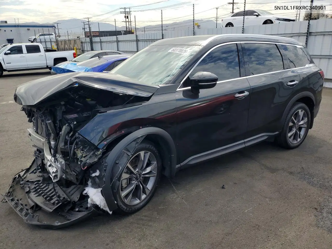 2024 Infiniti Qx60 Luxe VIN: 5N1DL1FRXRC340901 Lot: 60370826