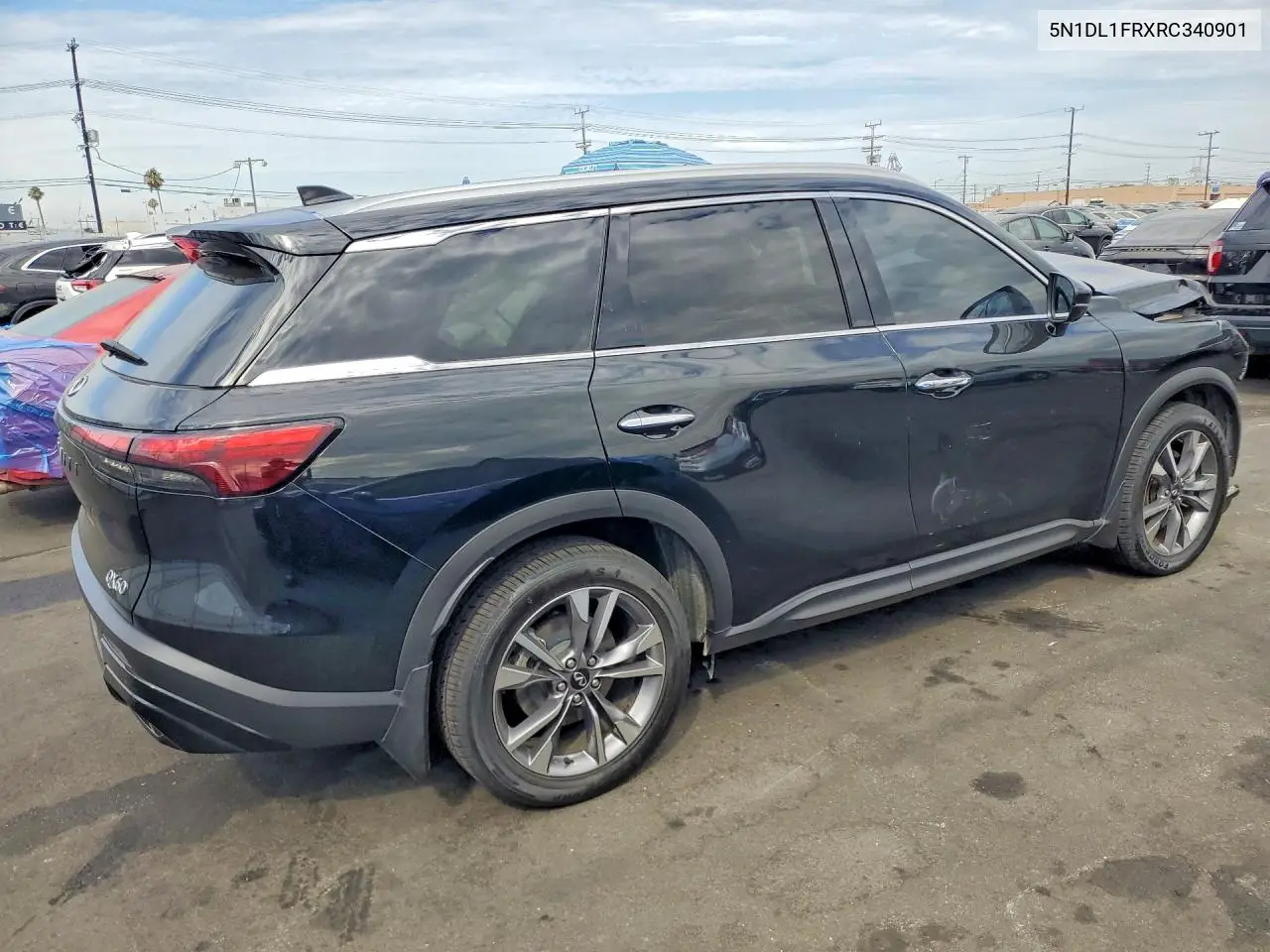 2024 Infiniti Qx60 Luxe VIN: 5N1DL1FRXRC340901 Lot: 60370826