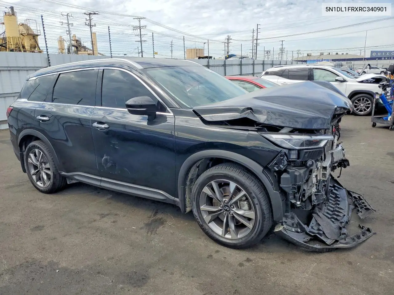 2024 Infiniti Qx60 Luxe VIN: 5N1DL1FRXRC340901 Lot: 60370826