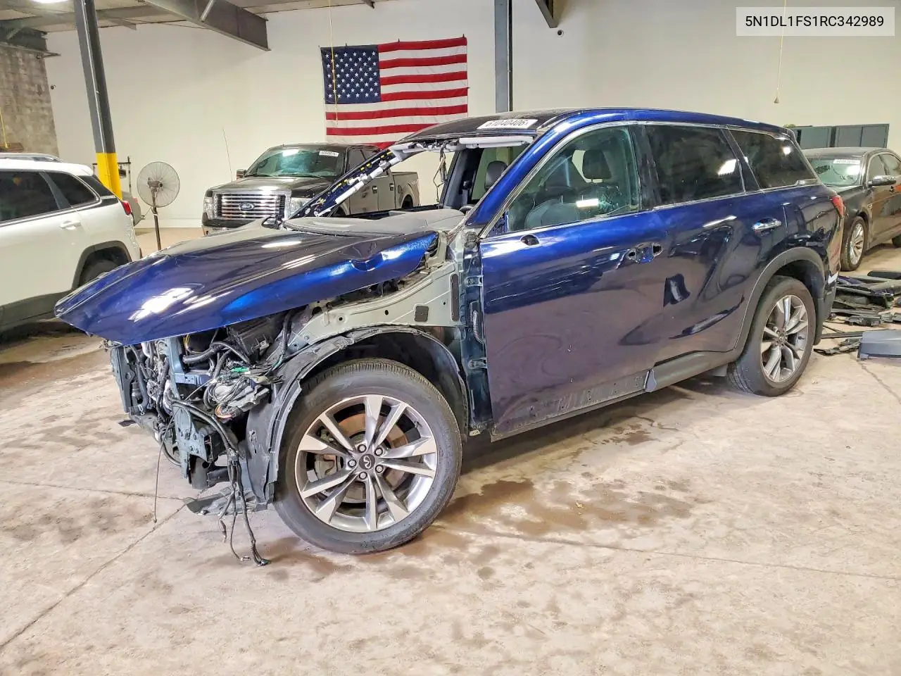 2024 Infiniti Qx60 Luxe VIN: 5N1DL1FS1RC342989 Lot: 61040406