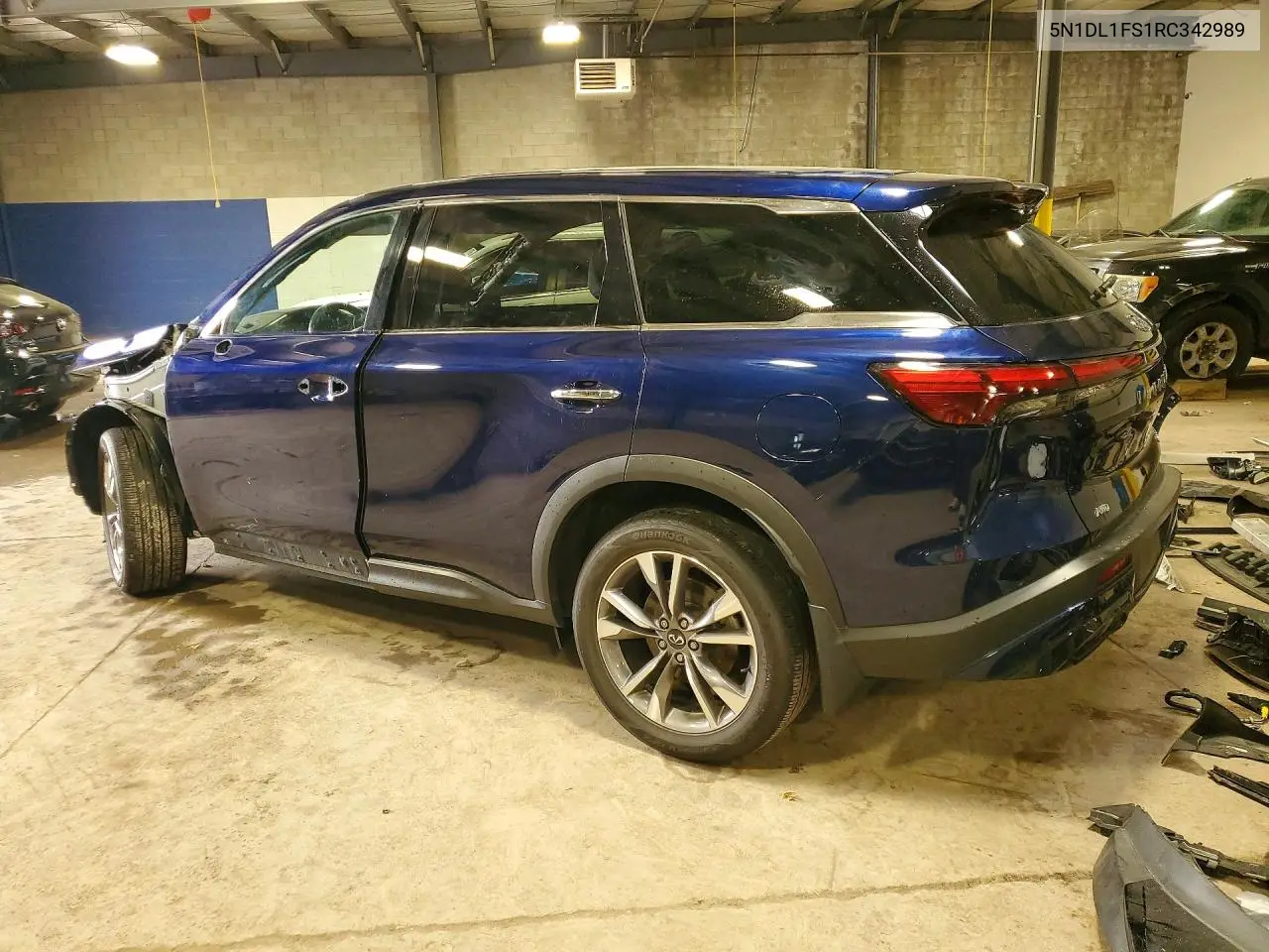 2024 Infiniti Qx60 Luxe VIN: 5N1DL1FS1RC342989 Lot: 61040406