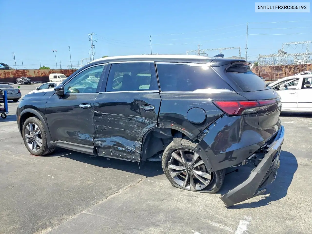 2024 Infiniti Qx60 Luxe VIN: 5N1DL1FRXRC356192 Lot: 61978696