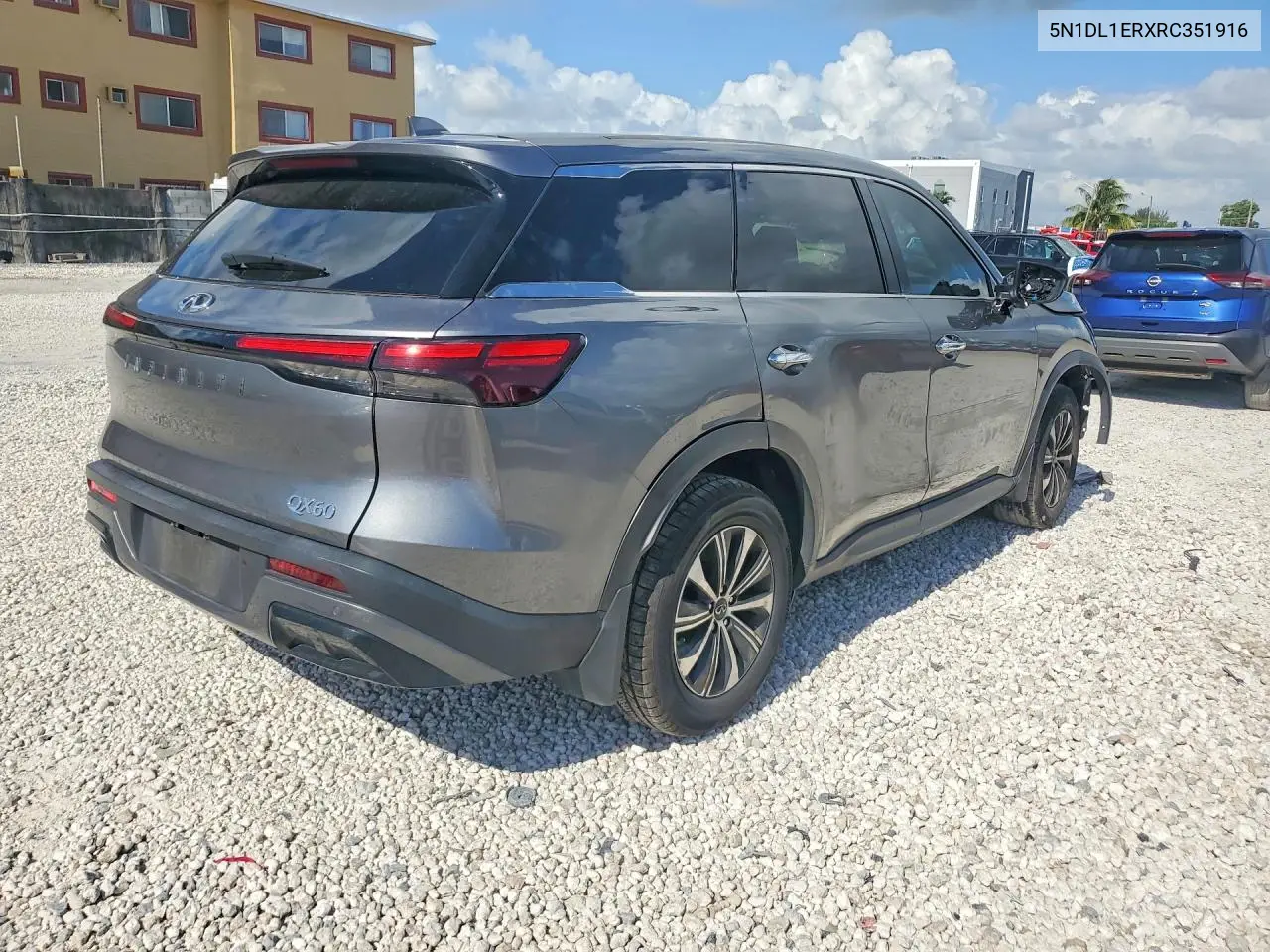 2024 Infiniti Qx60 Pure VIN: 5N1DL1ERXRC351916 Lot: 62279396