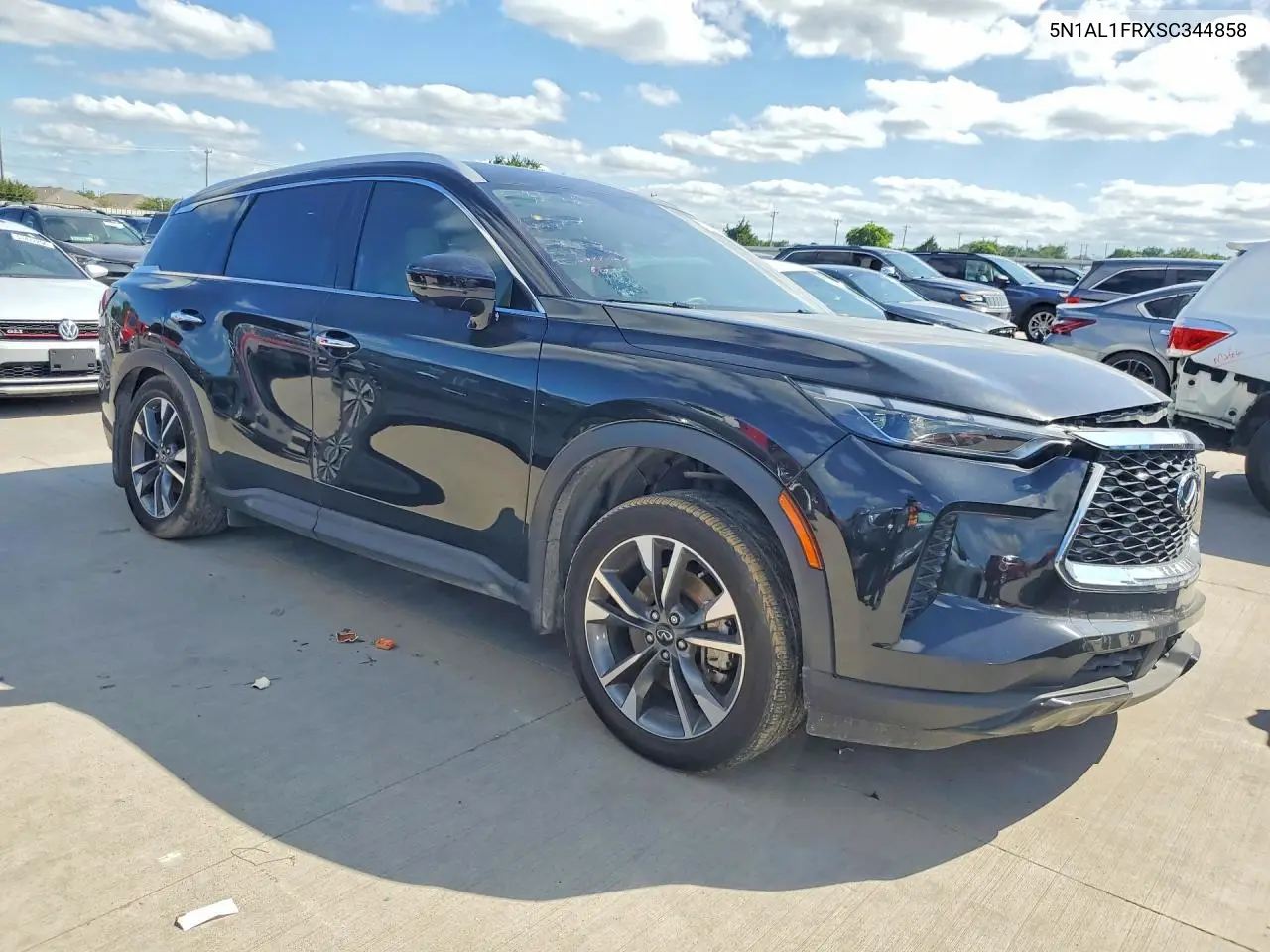2025 Infiniti Qx60 Luxe VIN: 5N1AL1FRXSC344858 Lot: 57064416