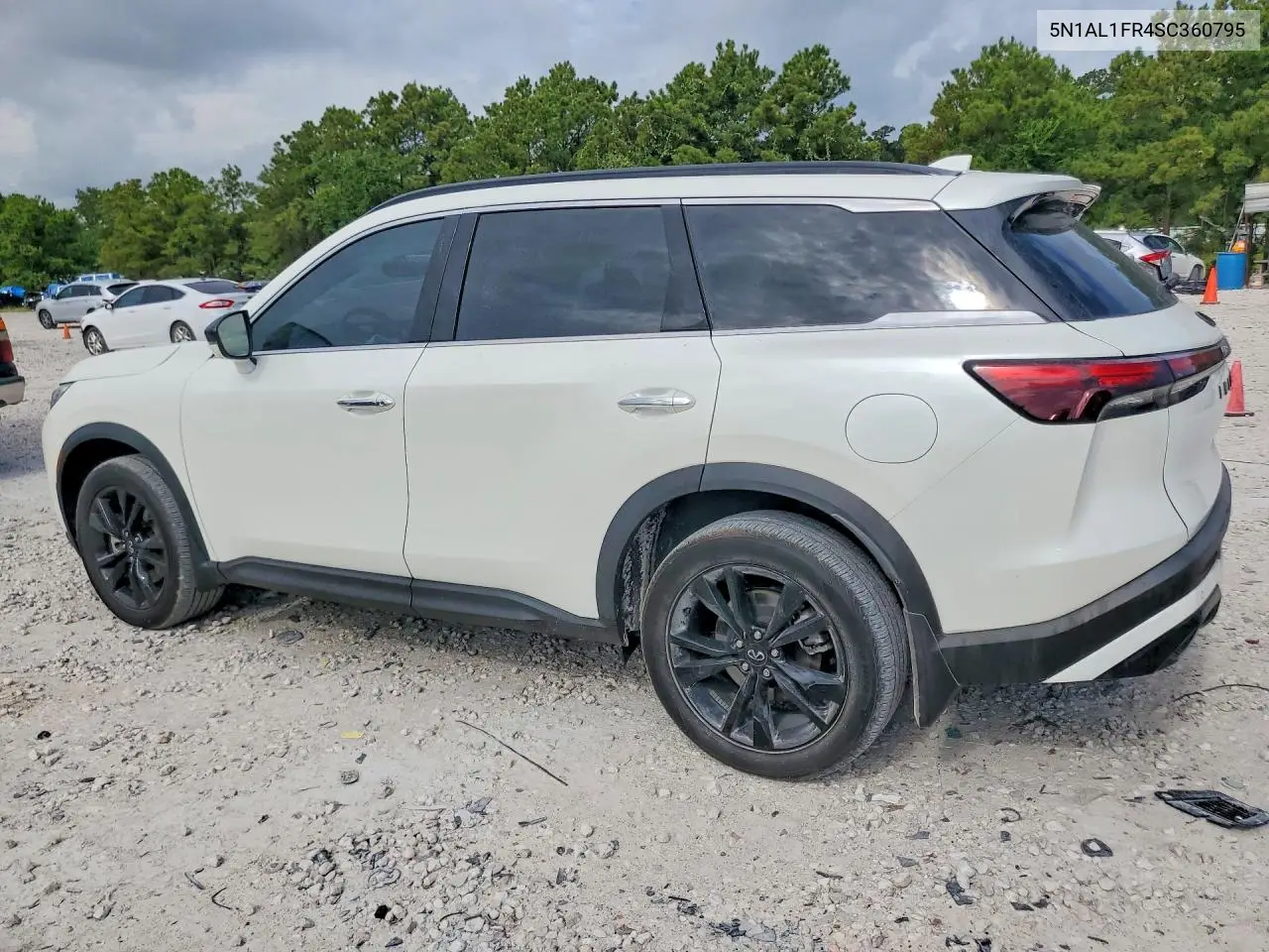 2025 Infiniti Qx60 Luxe VIN: 5N1AL1FR4SC360795 Lot: 59712886