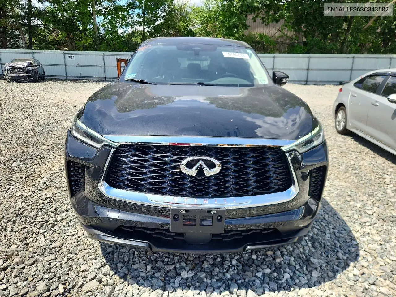 2025 Infiniti Qx60 Pure VIN: 5N1AL1ES6SC343582 Lot: 59780316