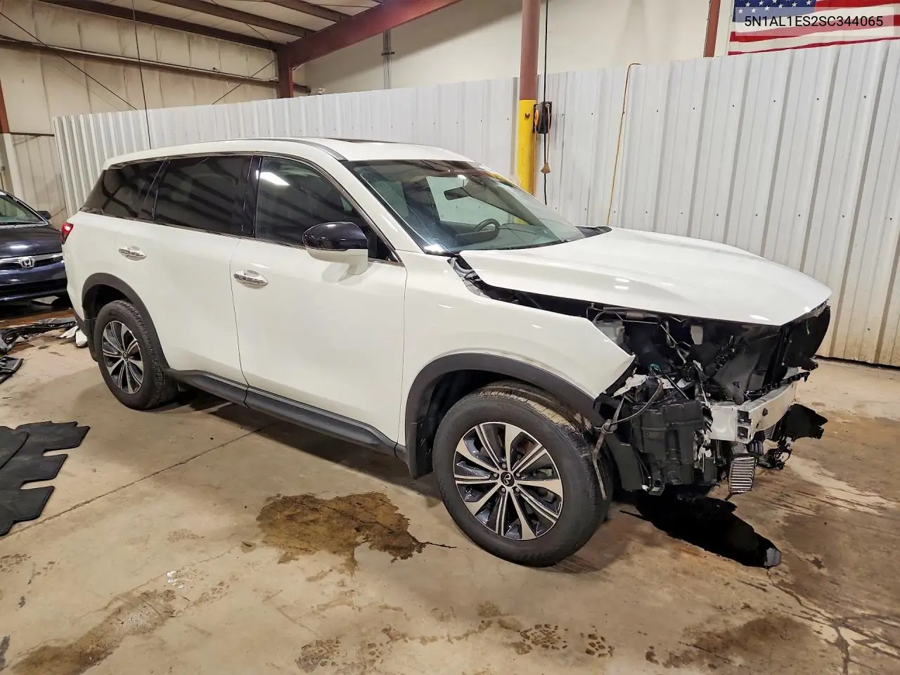 2025 Infiniti Qx60 Pure VIN: 5N1AL1ES2SC344065 Lot: 60490166