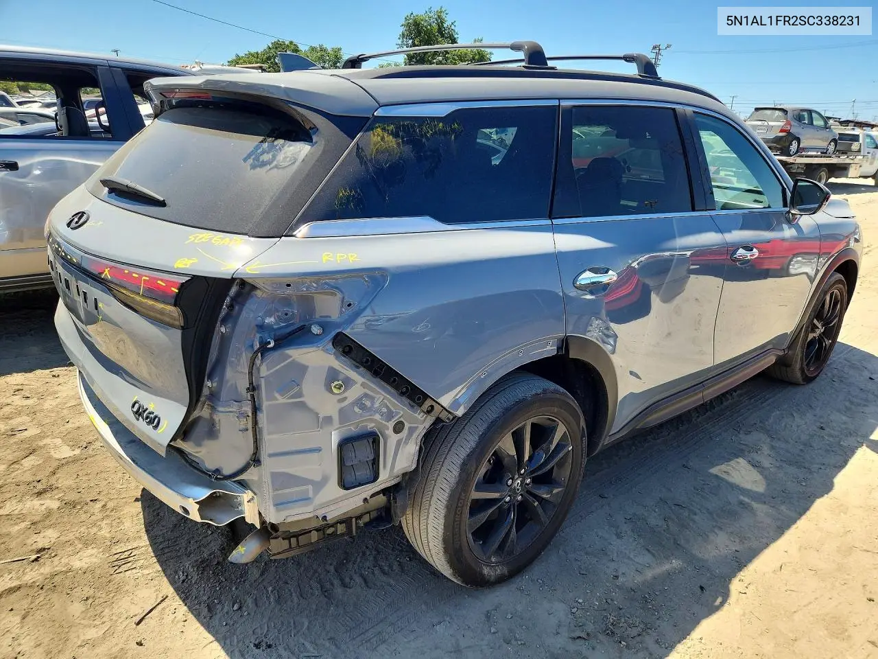 2025 Infiniti Qx60 VIN: 5N1AL1FR2SC338231 Lot: 62091866