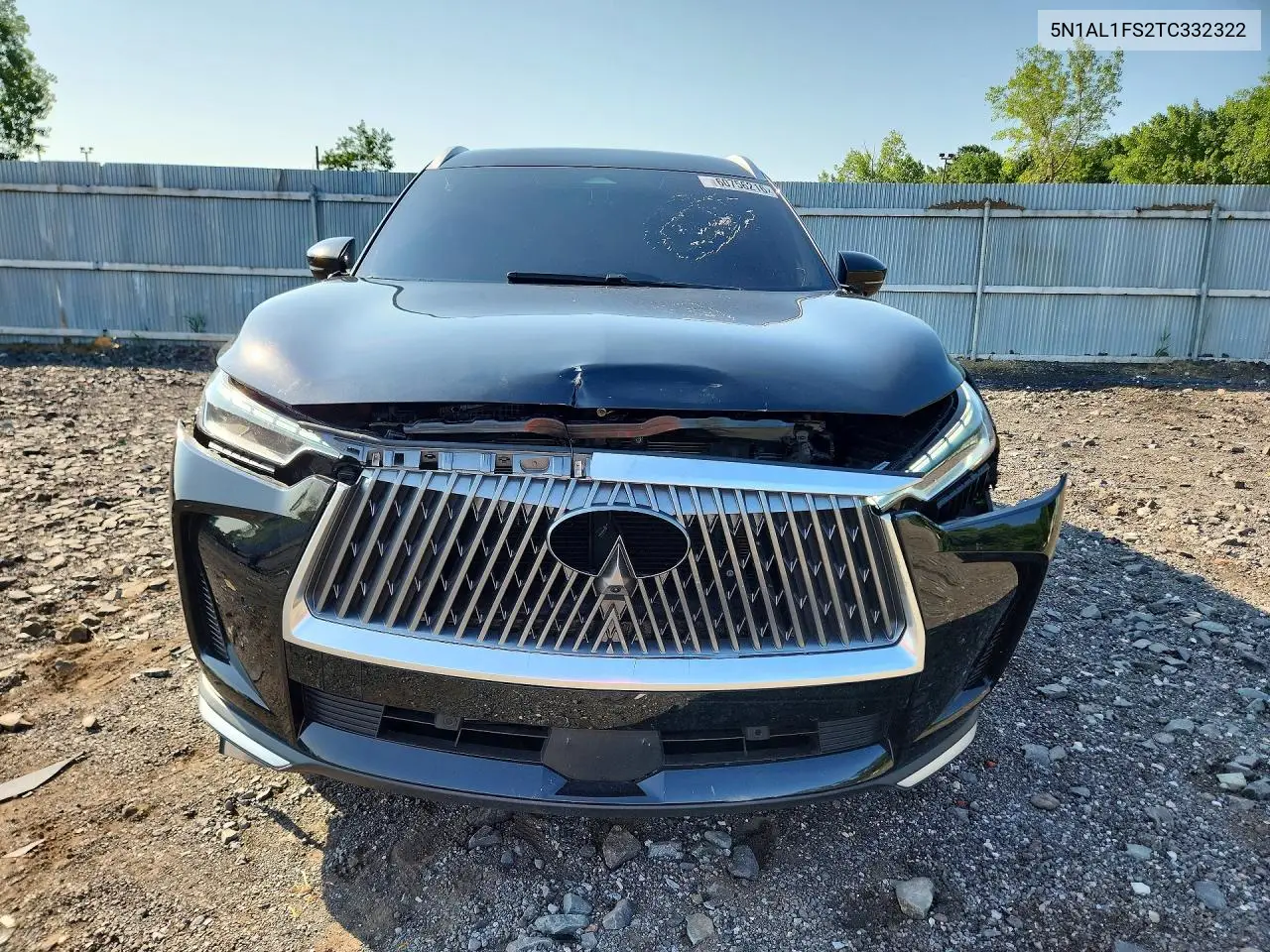 2026 Infiniti Qx60 Luxe VIN: 5N1AL1FS2TC332322 Lot: 60756216