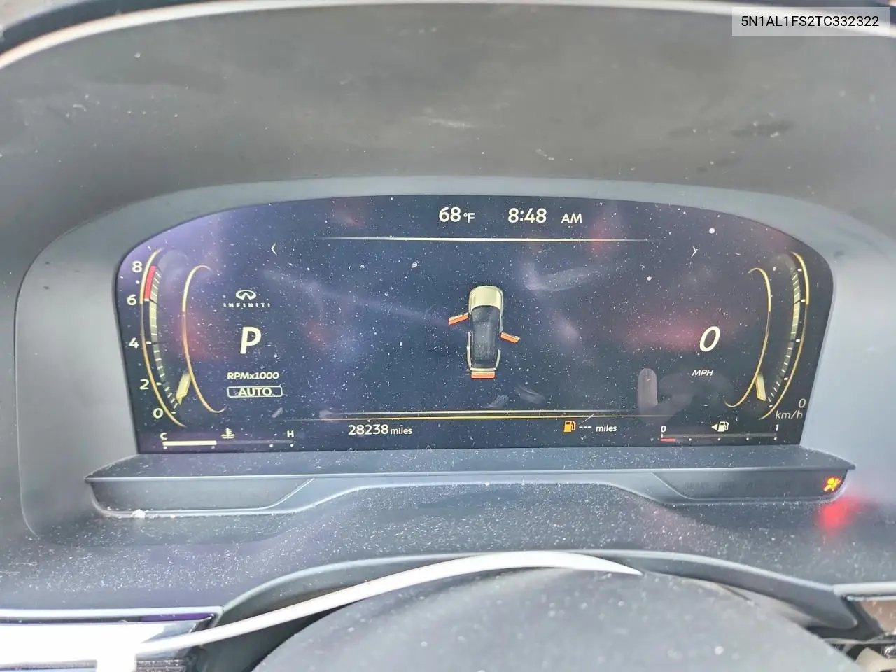 2026 Infiniti Qx60 Luxe VIN: 5N1AL1FS2TC332322 Lot: 60756216