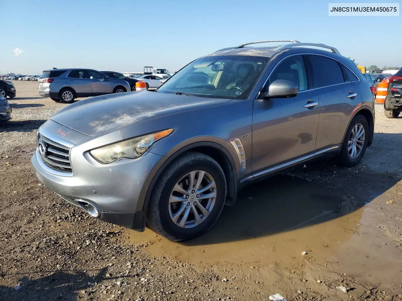 2014 Infiniti Qx70 Base VIN: JN8CS1MU3EM450675 Lot: 52841896