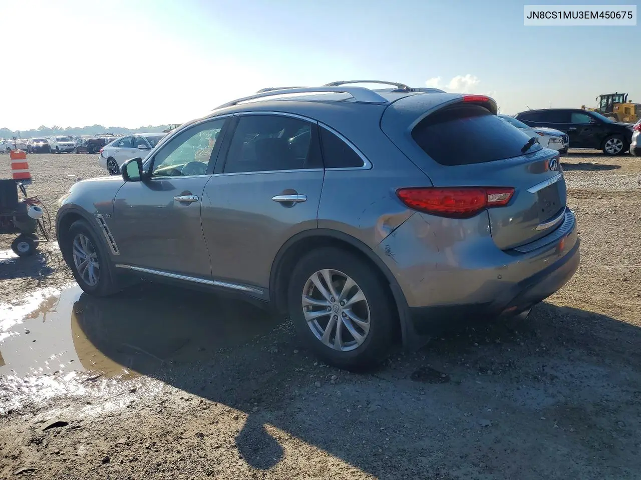 2014 Infiniti Qx70 Base VIN: JN8CS1MU3EM450675 Lot: 52841896