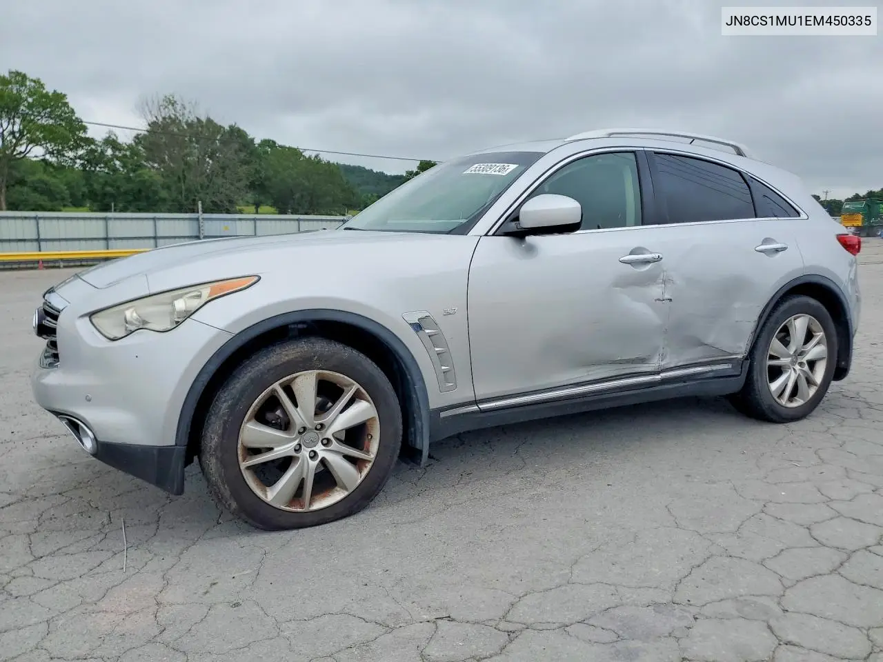 2014 Infiniti Qx70 Base VIN: JN8CS1MU1EM450335 Lot: 55309136