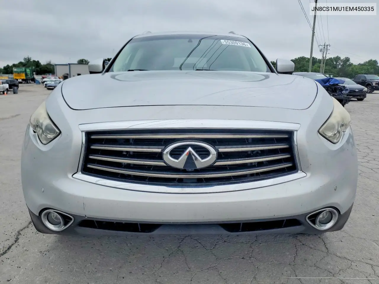 2014 Infiniti Qx70 Base VIN: JN8CS1MU1EM450335 Lot: 55309136