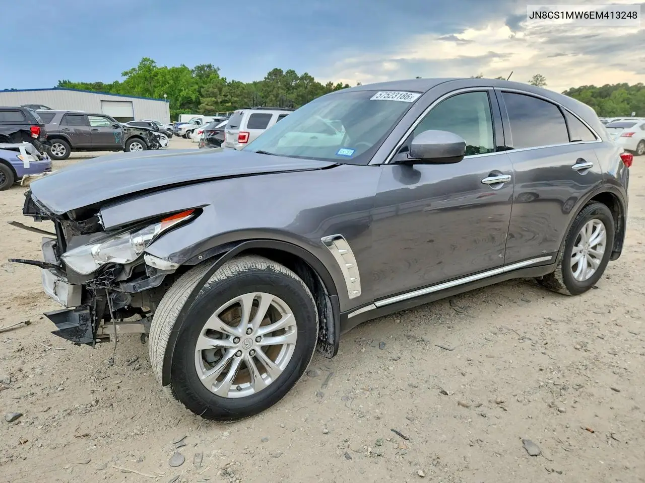 2014 Infiniti Qx70 Base VIN: JN8CS1MW6EM413248 Lot: 57523186