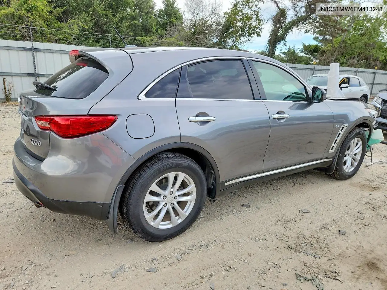 2014 Infiniti Qx70 Base VIN: JN8CS1MW6EM413248 Lot: 57523186