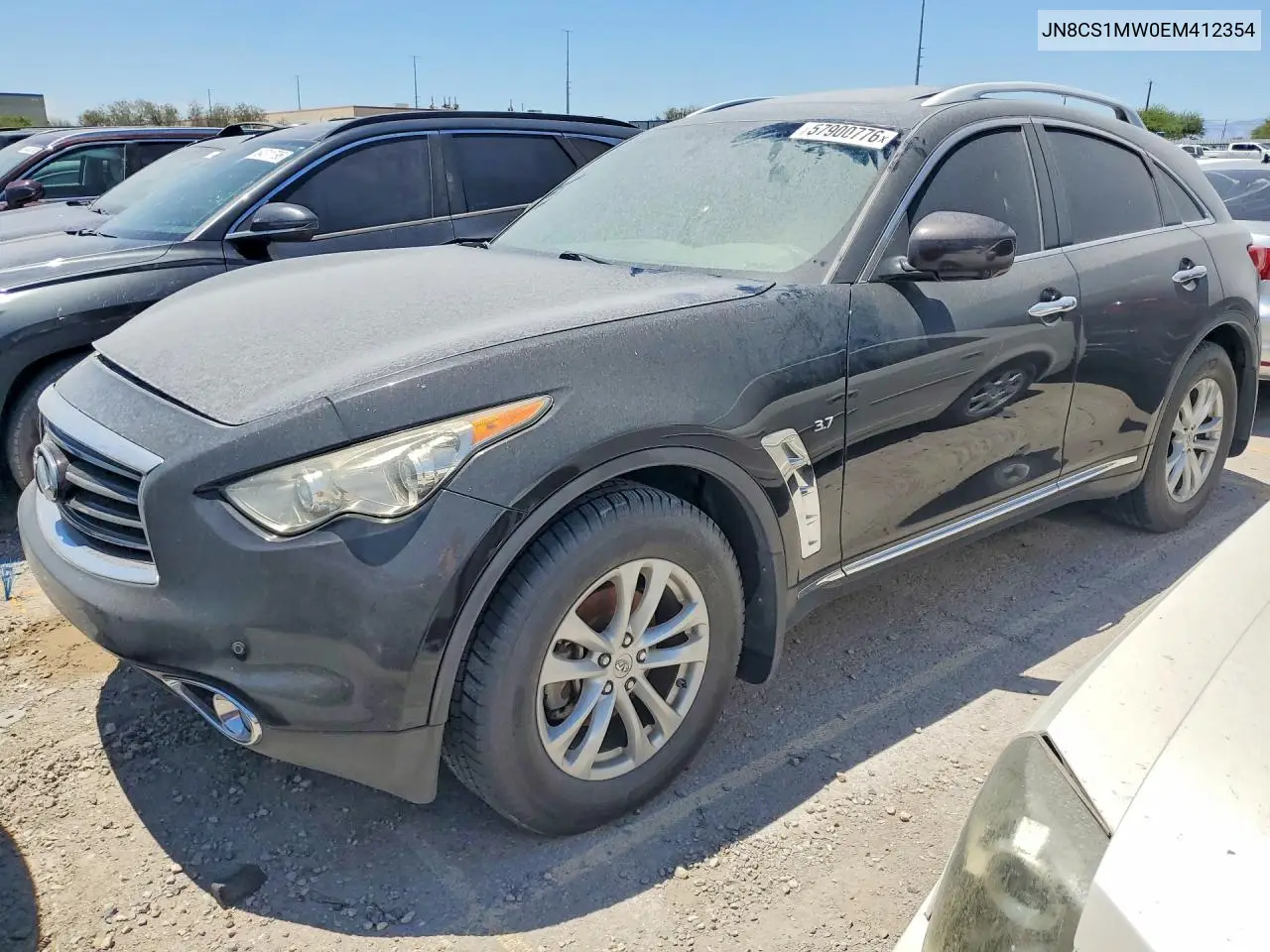2014 Infiniti Qx70 VIN: JN8CS1MW0EM412354 Lot: 57900776